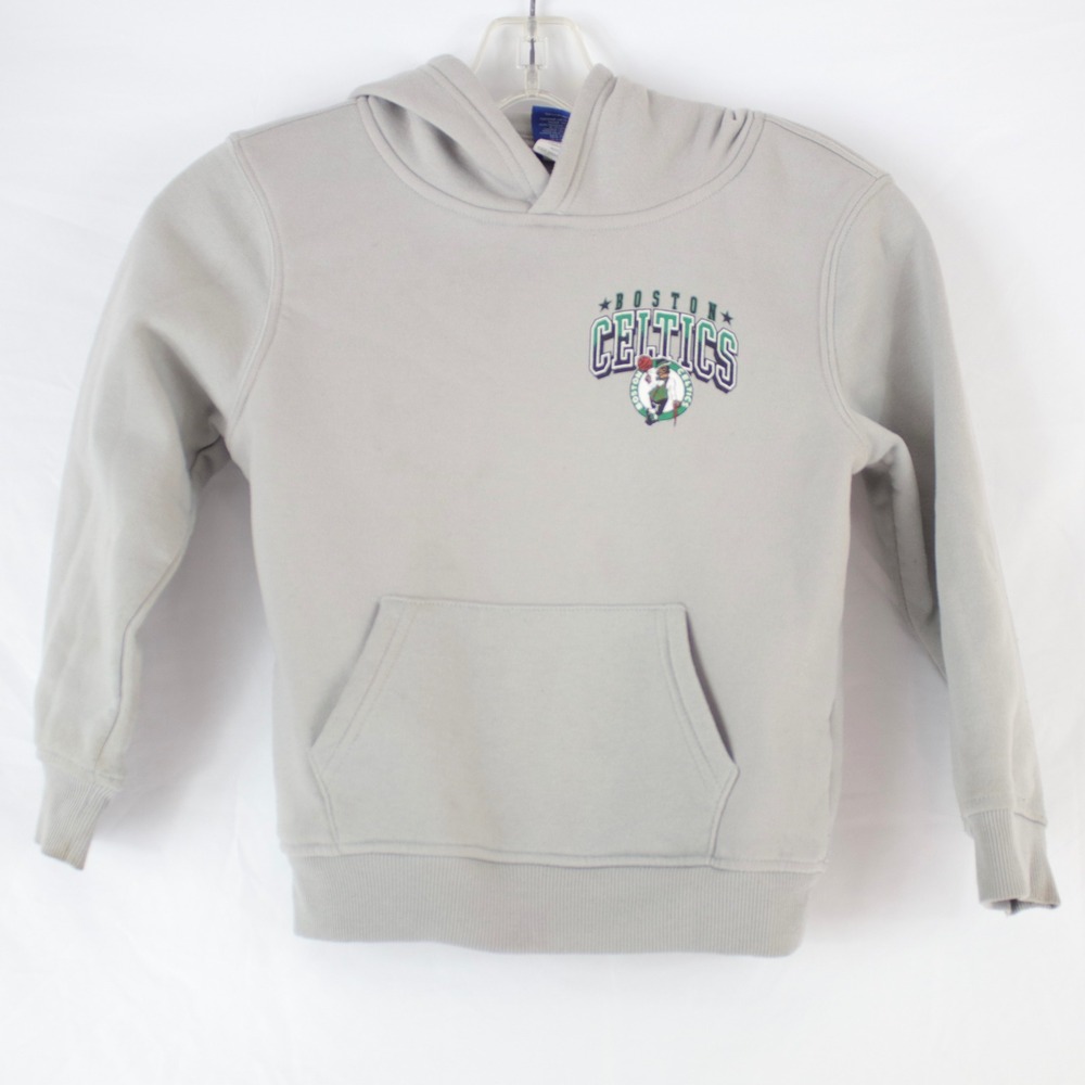 Ultra Game Gray‎ NBA Boston Celtics Pullover Hoodie Sweater Boys Size 5-6